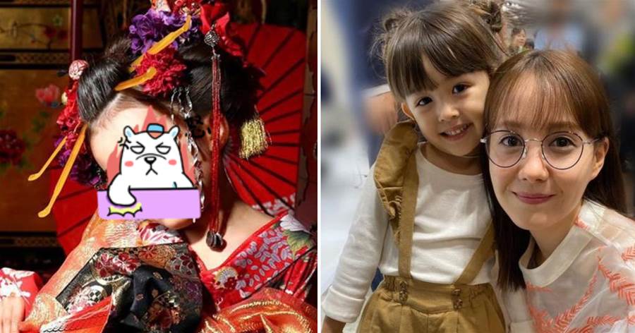 日本超美混血兒因COS花魁裝扮「過于成熟」,網友怒斥其父母:她才6歲